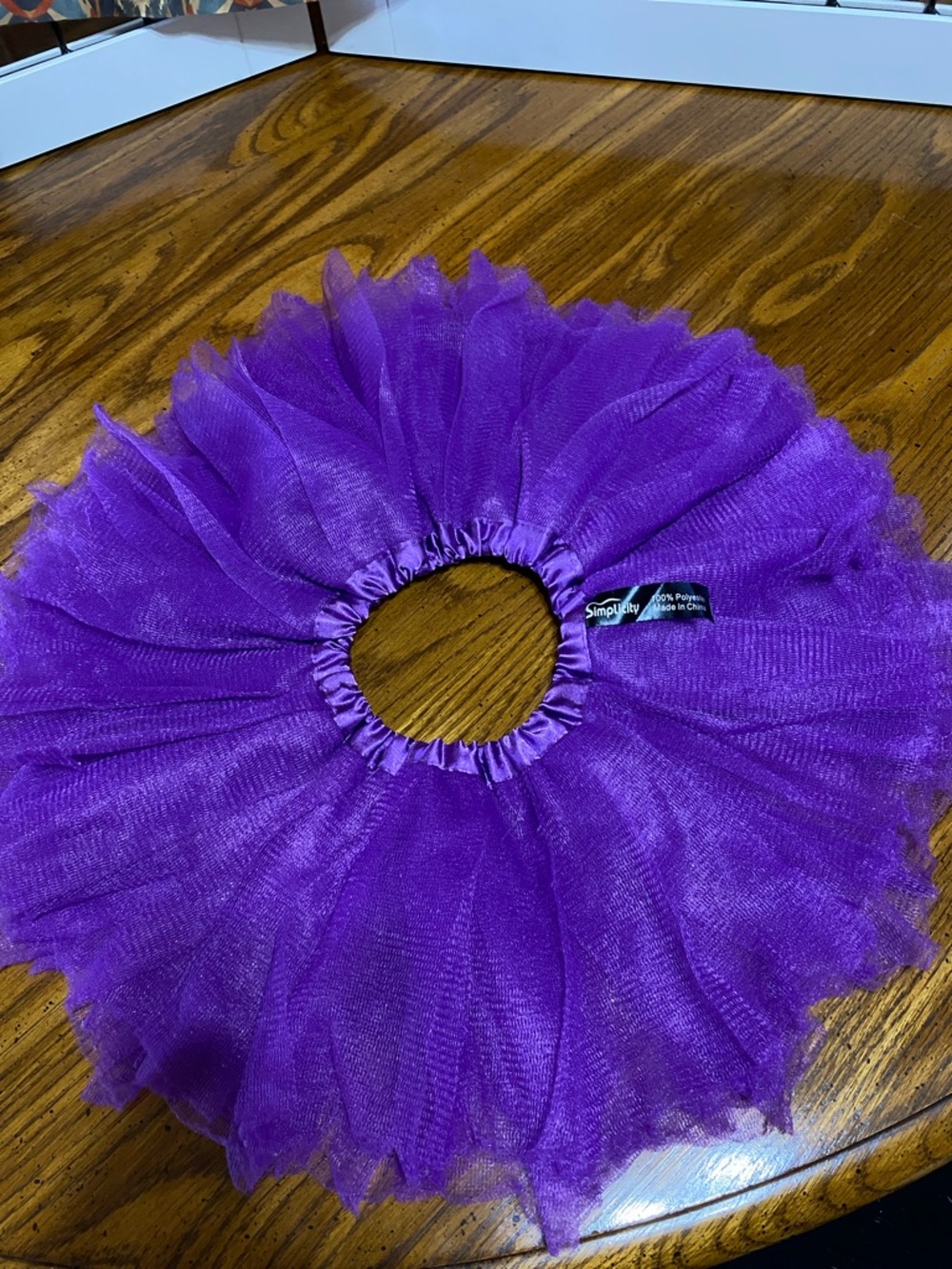 Simplicity Purple Layered Tulle Skirt